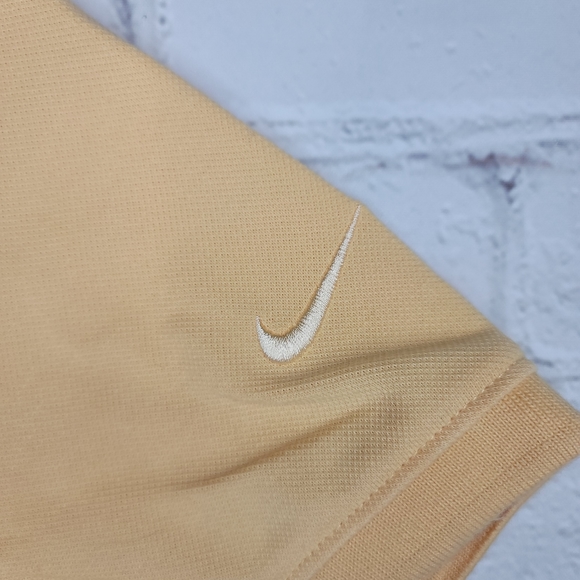 Nike Men Dry-Fit Polo Shirt Slim Fit Golf Size L Gold Unisex - Picture 13 of 14